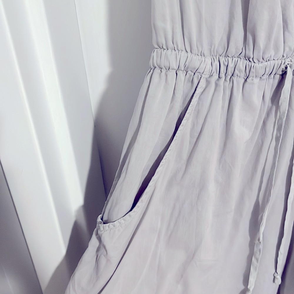 Aritzia Talula Drawstring Button Down Summer Dres… - image 3